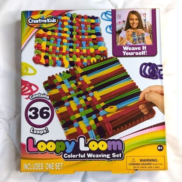 Creative Kids Loopy Loom Colorful Weaving Set, NEW - Picture 1 of 6